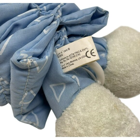 LUV N' CARE Musical Pull Accordion Teddy Bear Plush 2002 Vintage Crib Toy - Picture 4 of 4